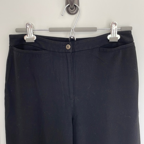 Liz Claiborne Women's Audra Black Pants; Size 8 - Picture 1 of 5